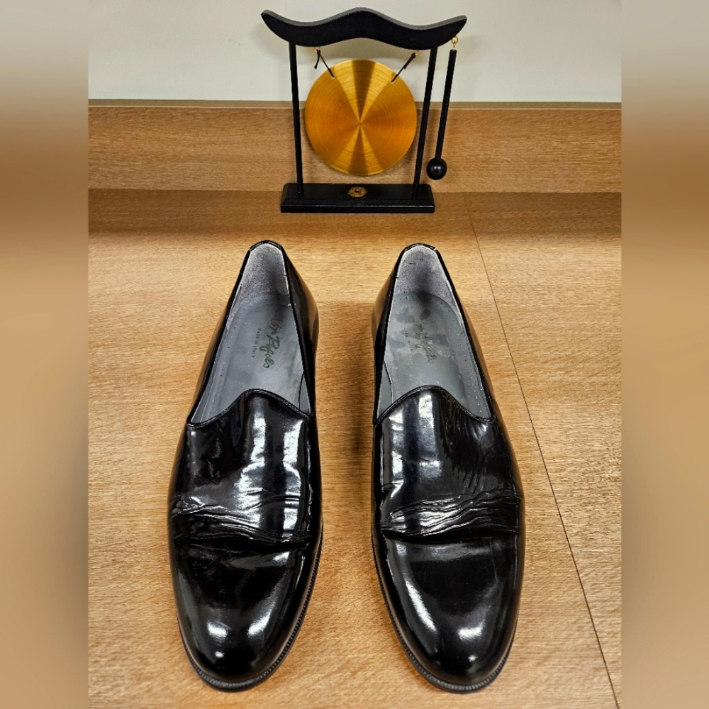 Patent Tuxedo Loafers